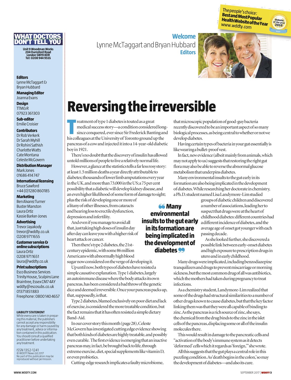 What Doctors Don't Tell You Preview Pages