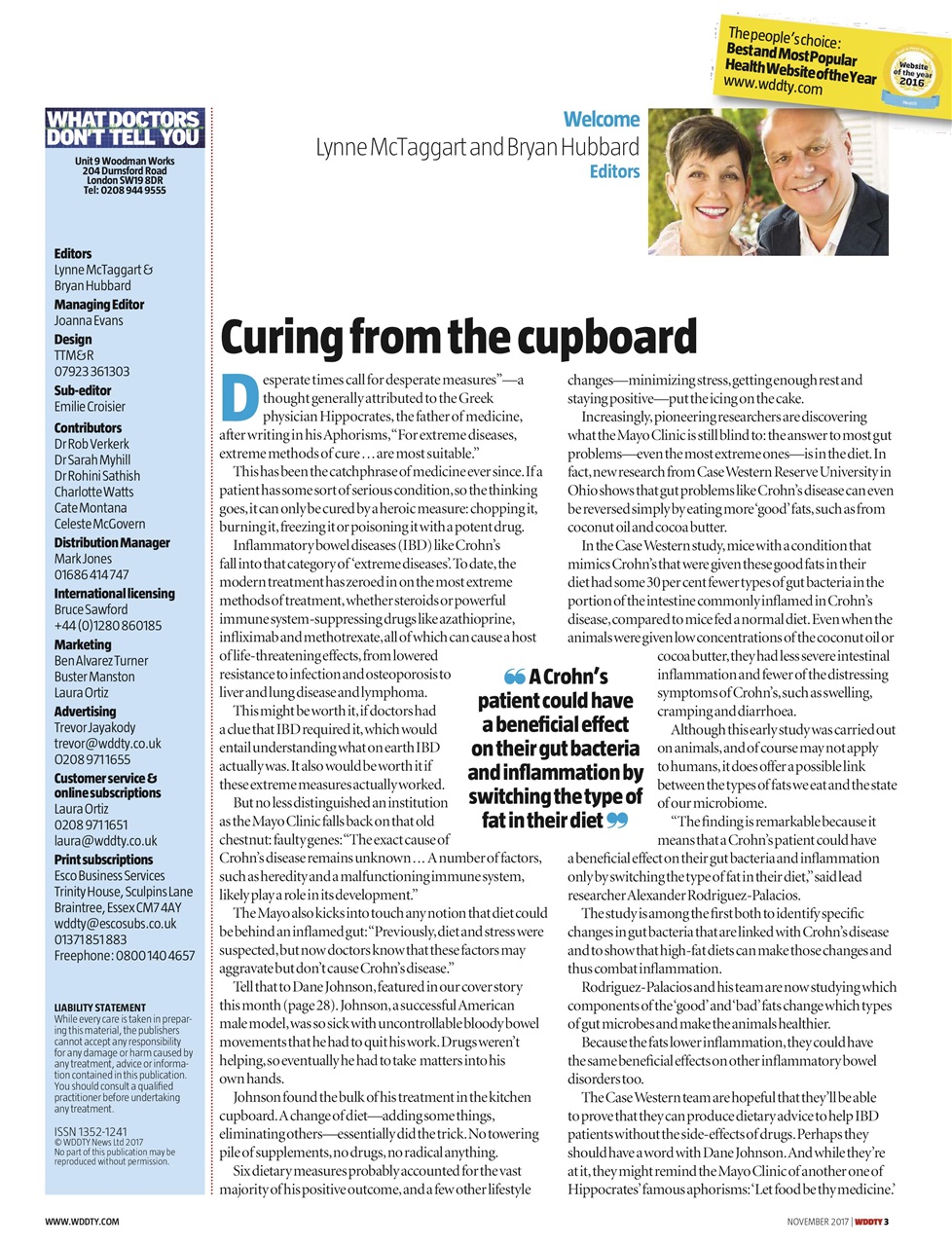 What Doctors Don't Tell You Preview Pages