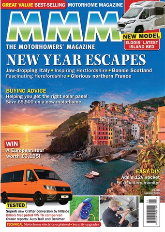 MMM magazine issue New Year Escapes January 2018