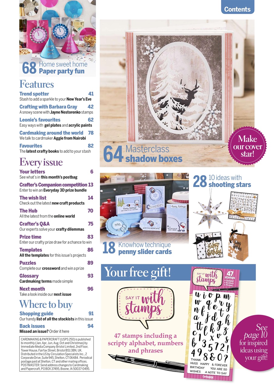 Cardmaking & Papercraft Preview Pages