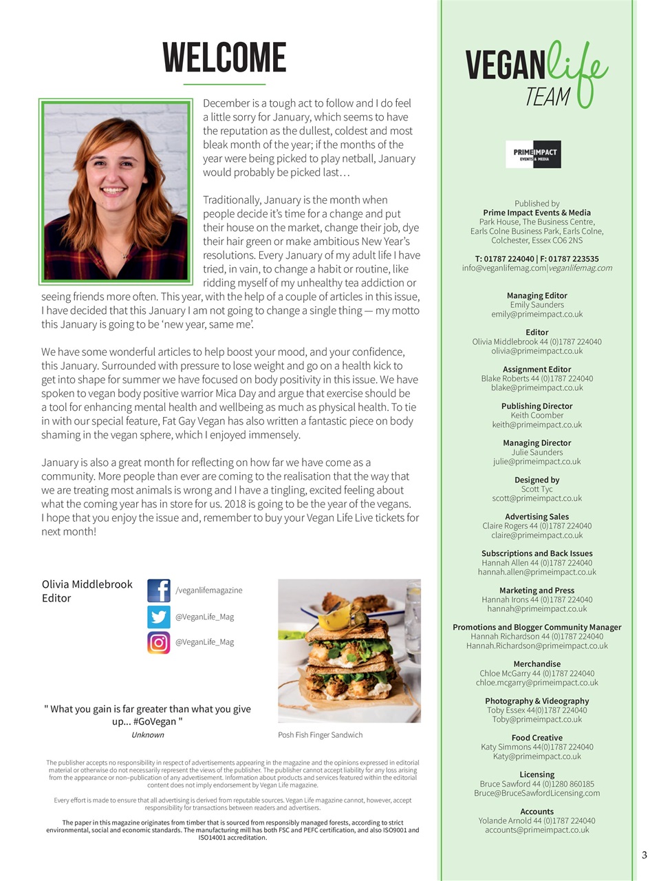 Vegan Life Preview Pages