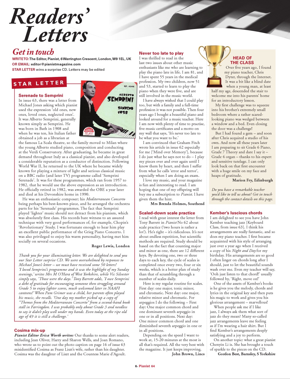 Pianist Preview Pages