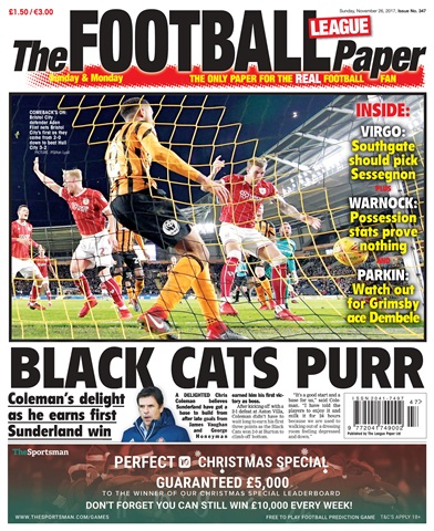 The Football League Paper issue 26th November 2017