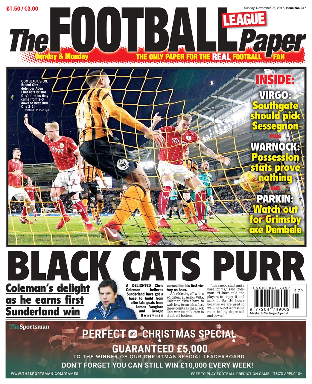 The Football League Paper Preview Pages