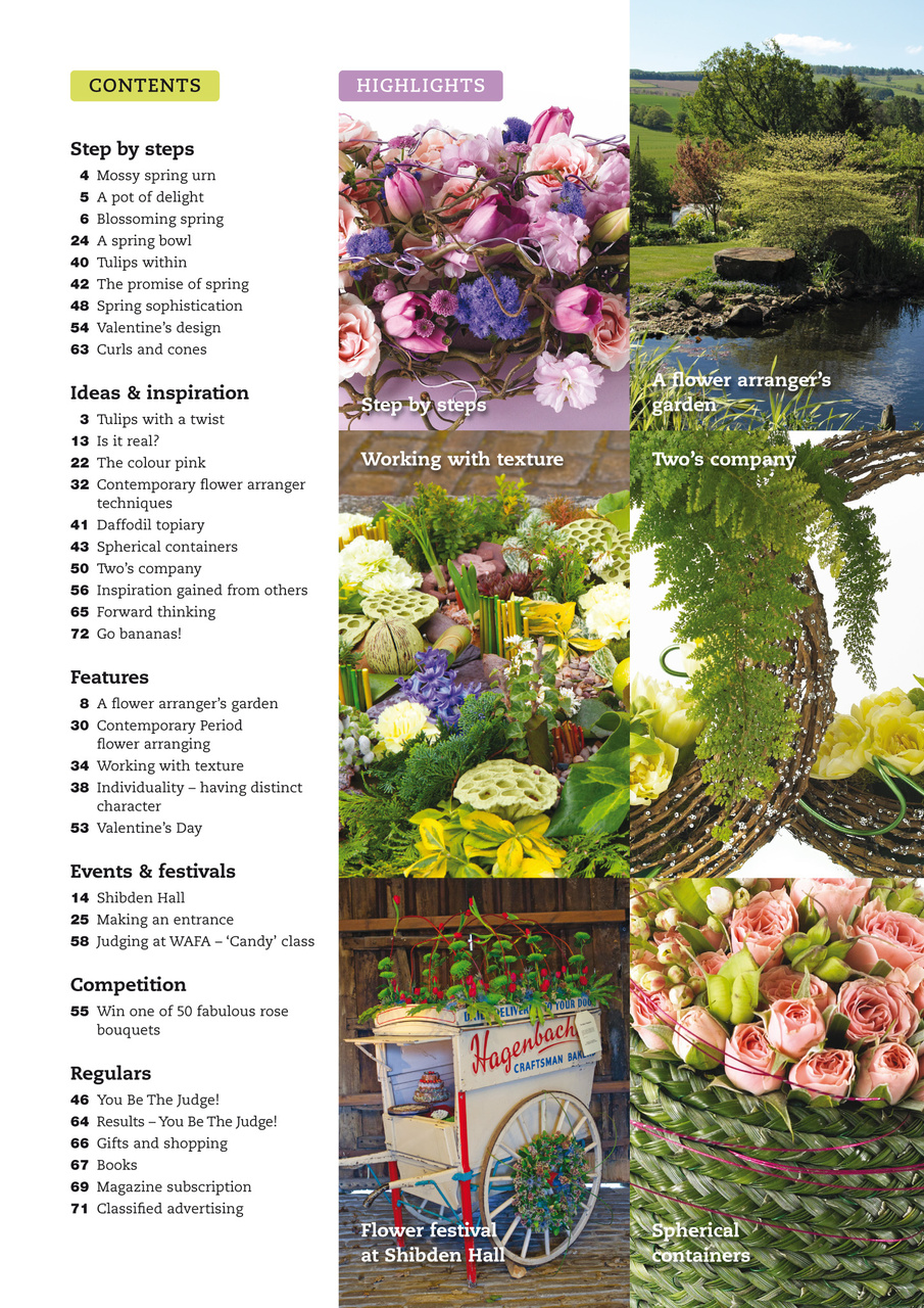 The Flower Arranger Preview Pages