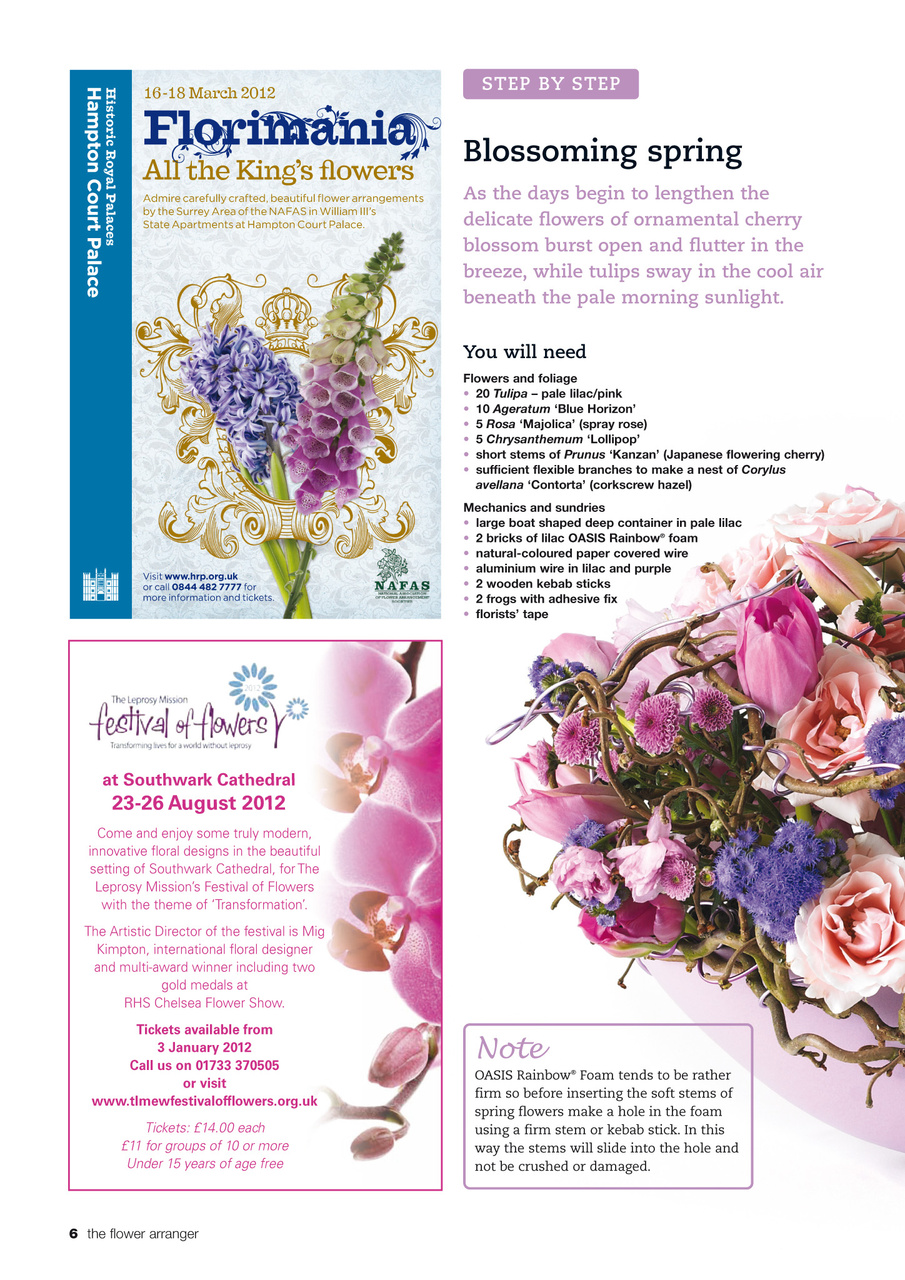 The Flower Arranger Preview Pages
