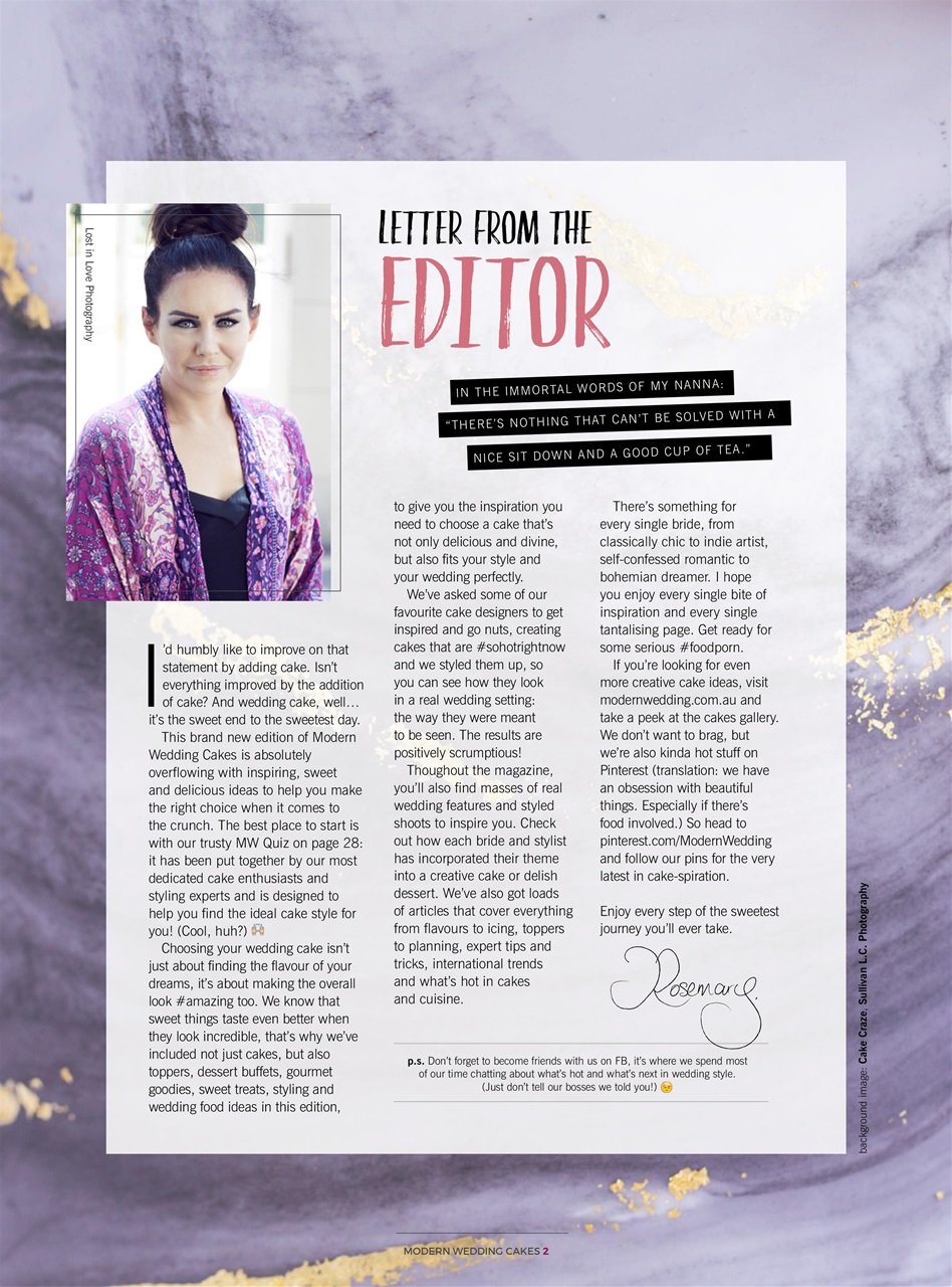 Modern Wedding Preview Pages