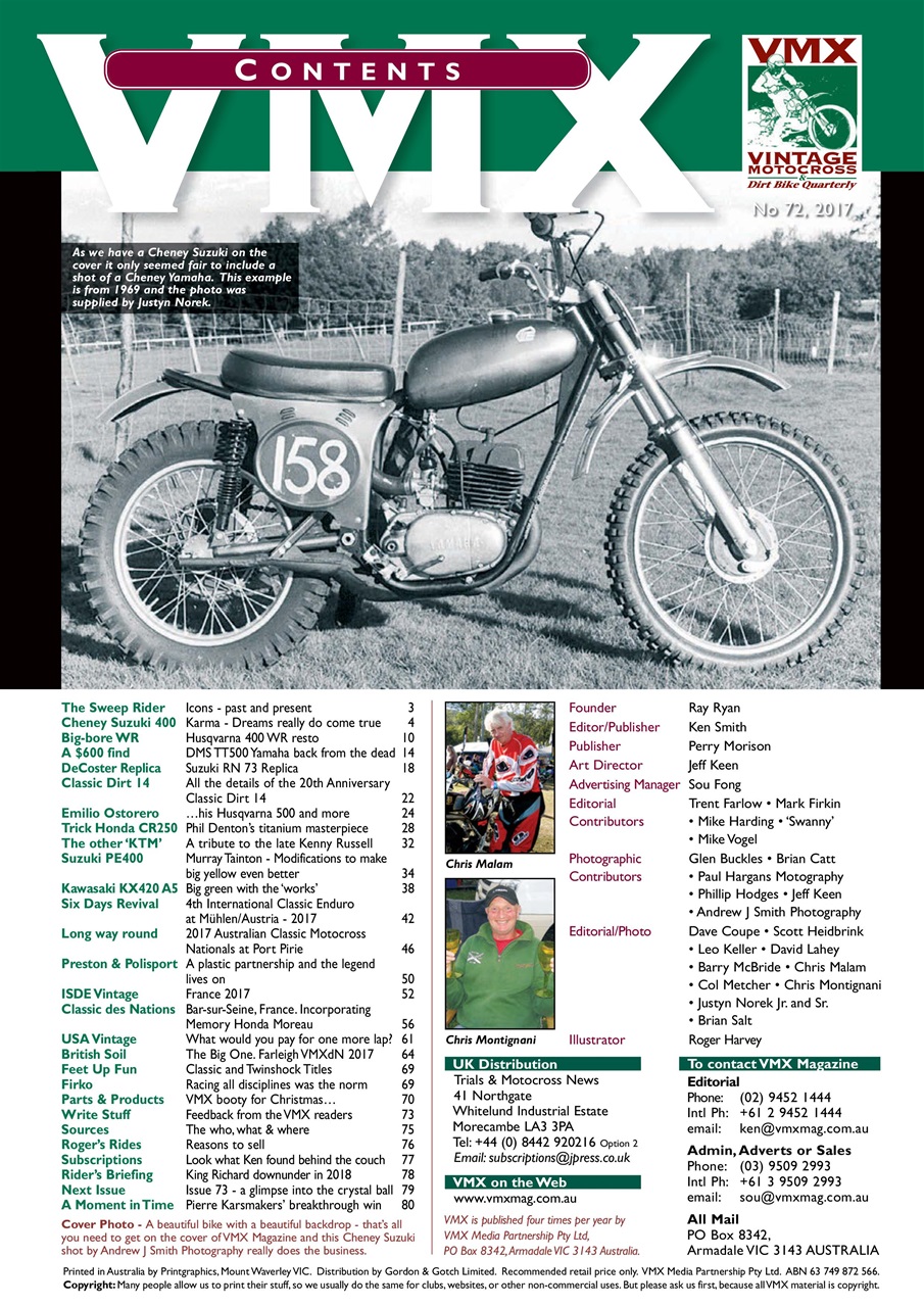 VMX Magazine Preview Pages