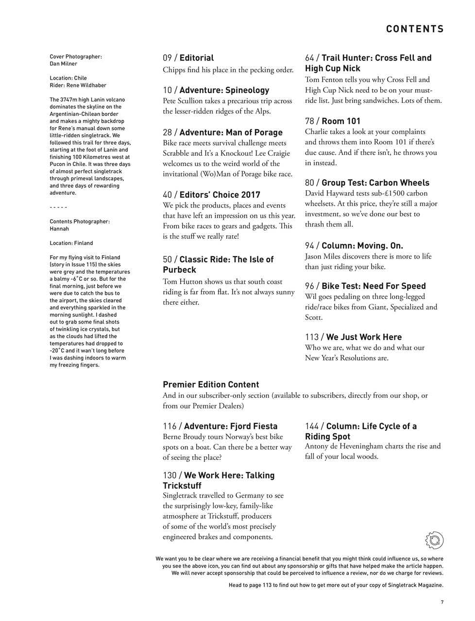 Singletrack Preview Pages