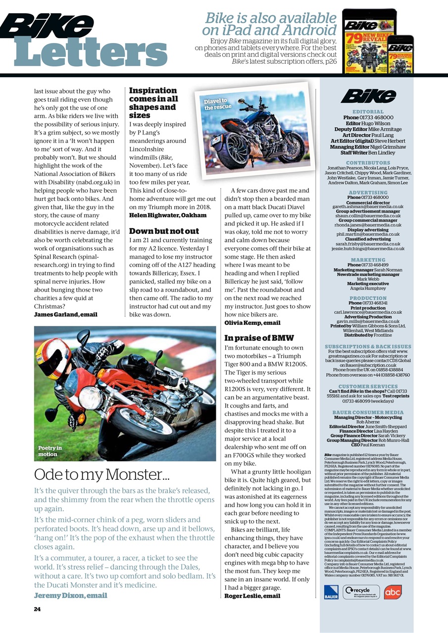 Bike Preview Pages