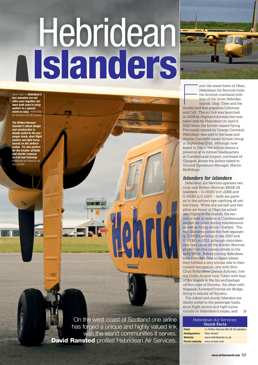 Airliner World Preview Pages