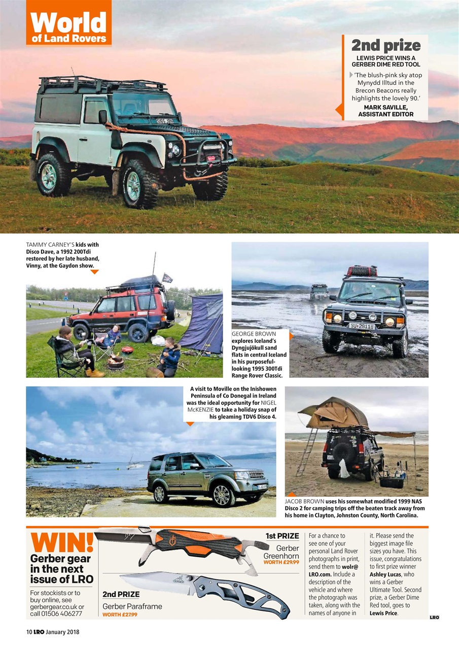 Land Rover Owner Preview Pages