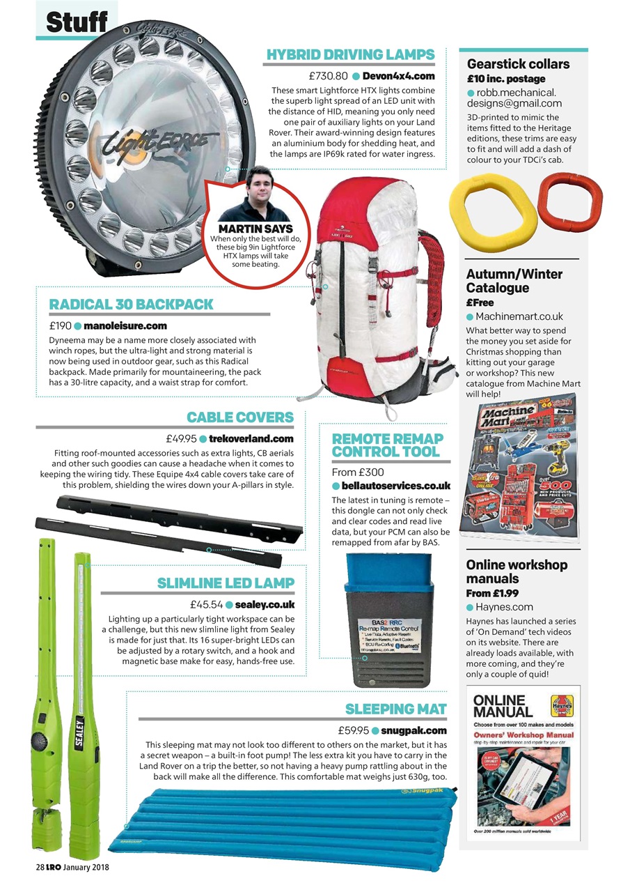 Land Rover Owner Preview Pages