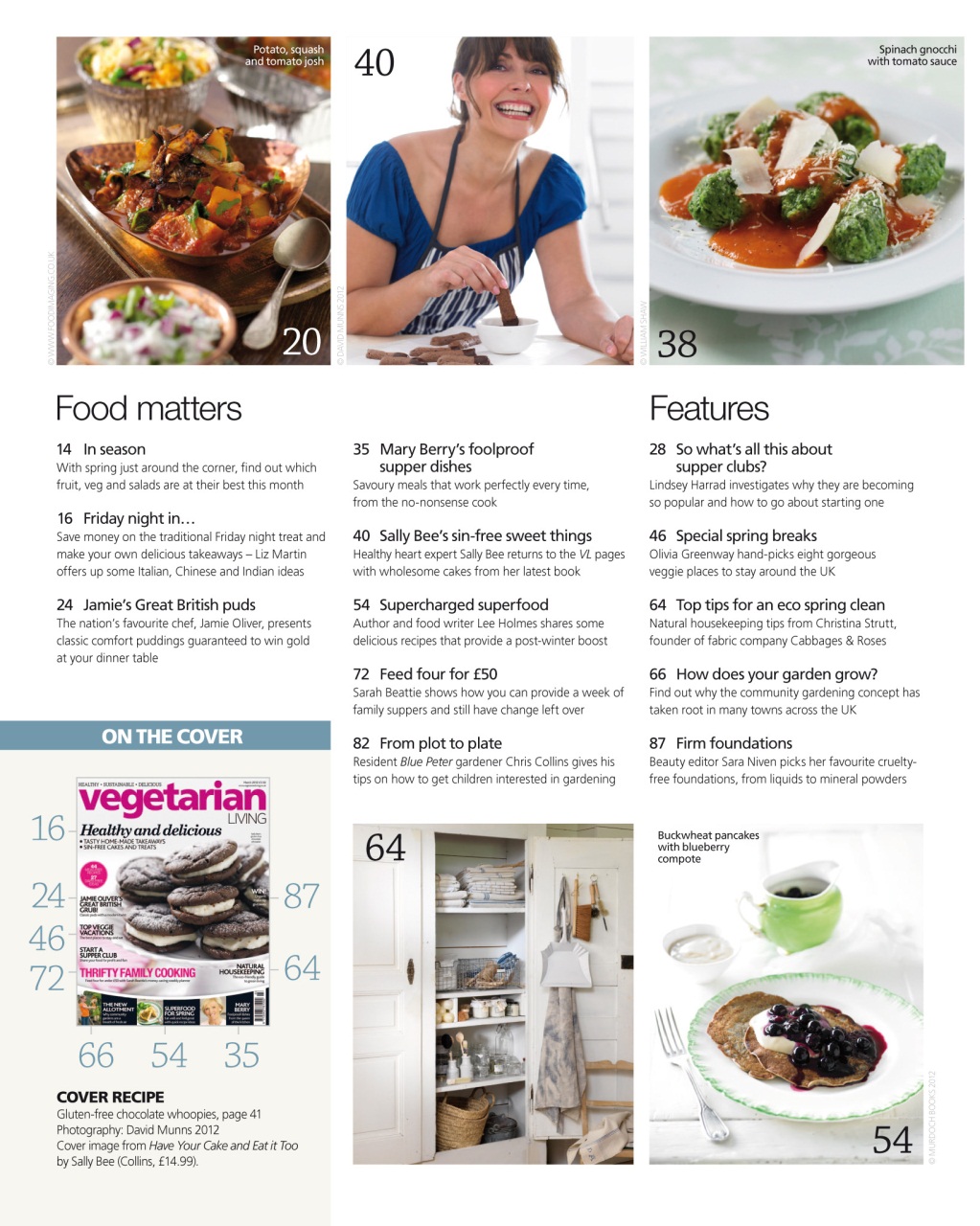 Vegetarian Living Preview Pages