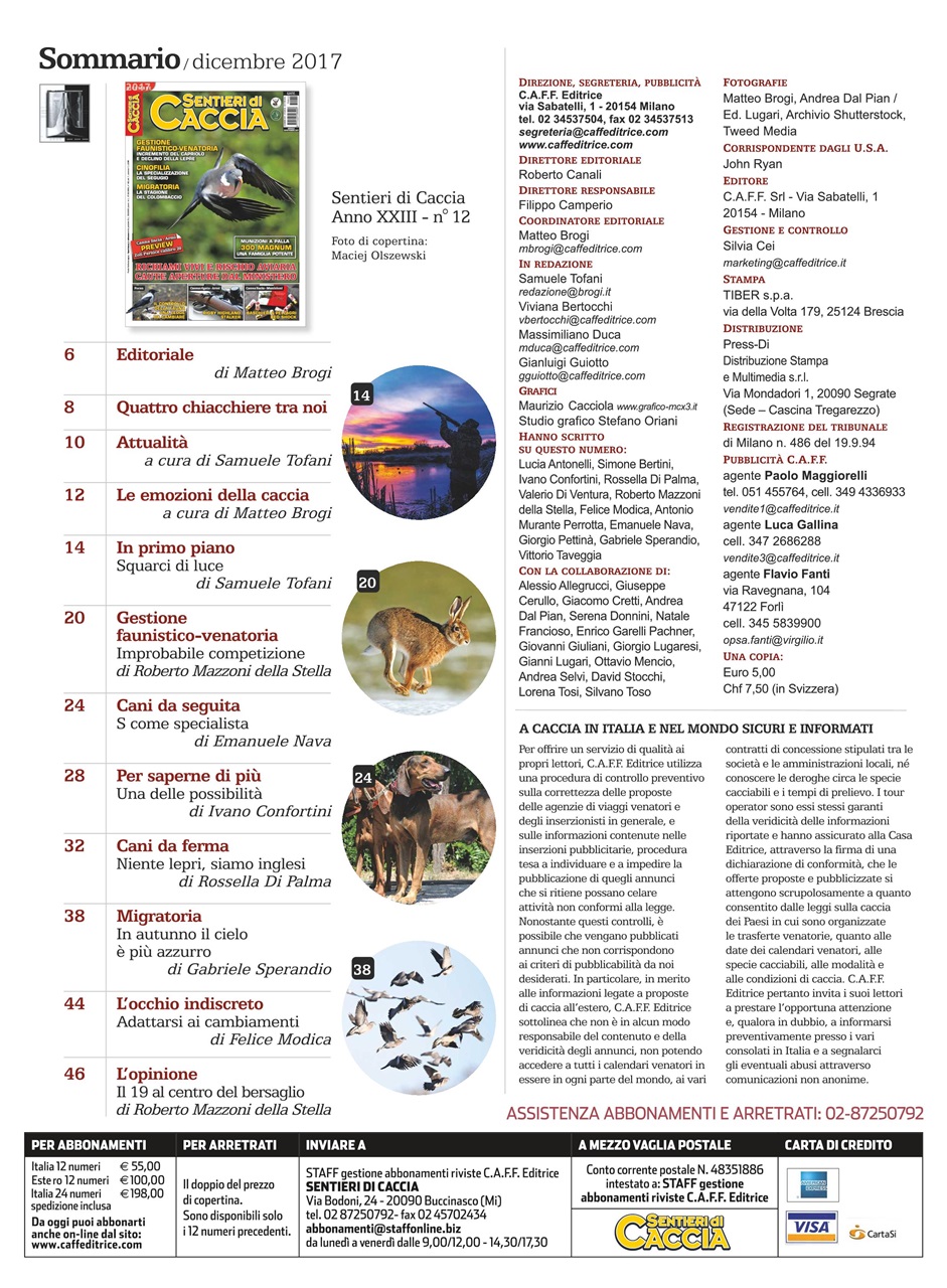 SENTIERI DI CACCIA Preview Pages