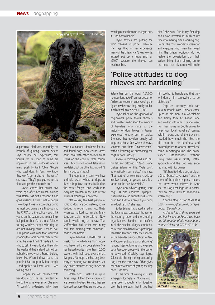 Sporting Rifle Preview Pages