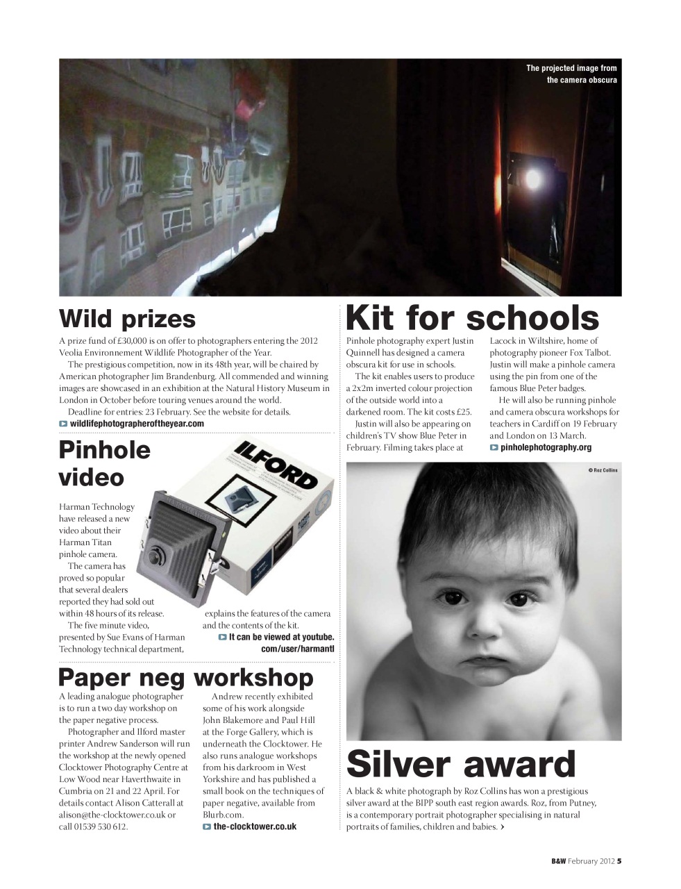 Black+White Photography Preview Pages