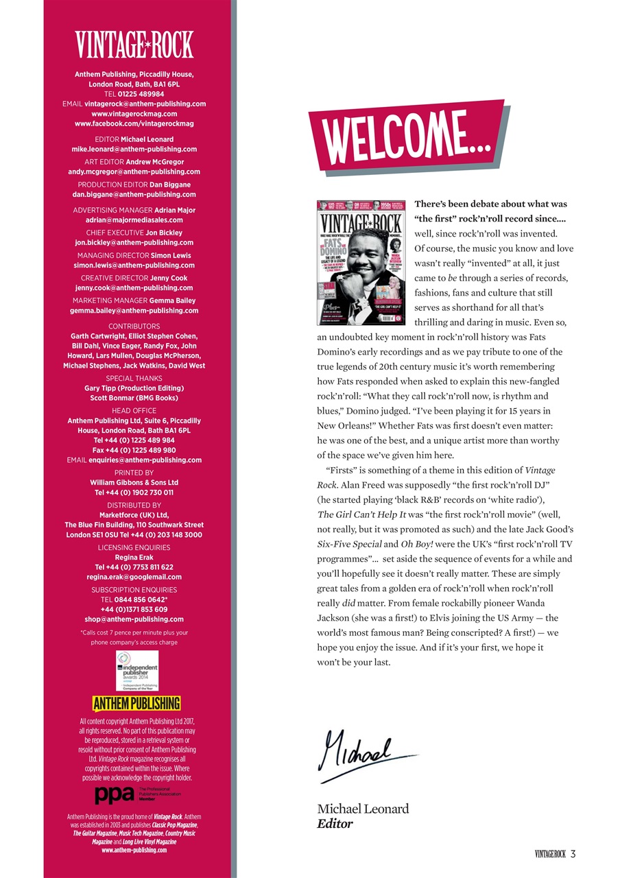 Vintage Rock Preview Pages