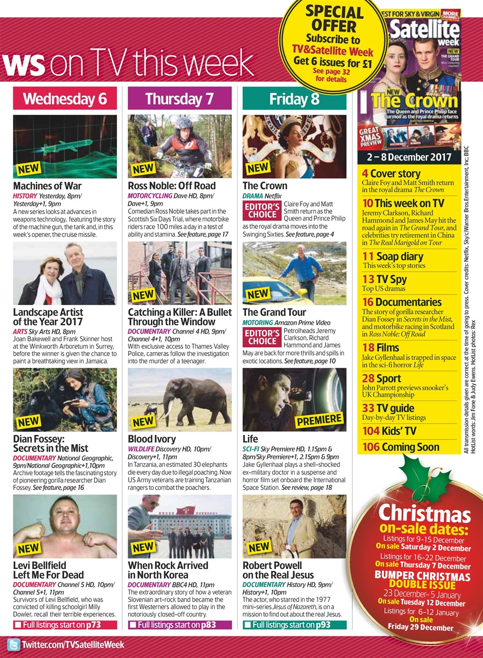 TV & Satellite Week Preview Pages