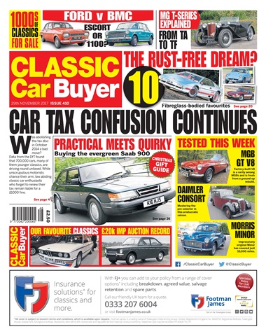 Classic Car Buyer issue 29 November 2017