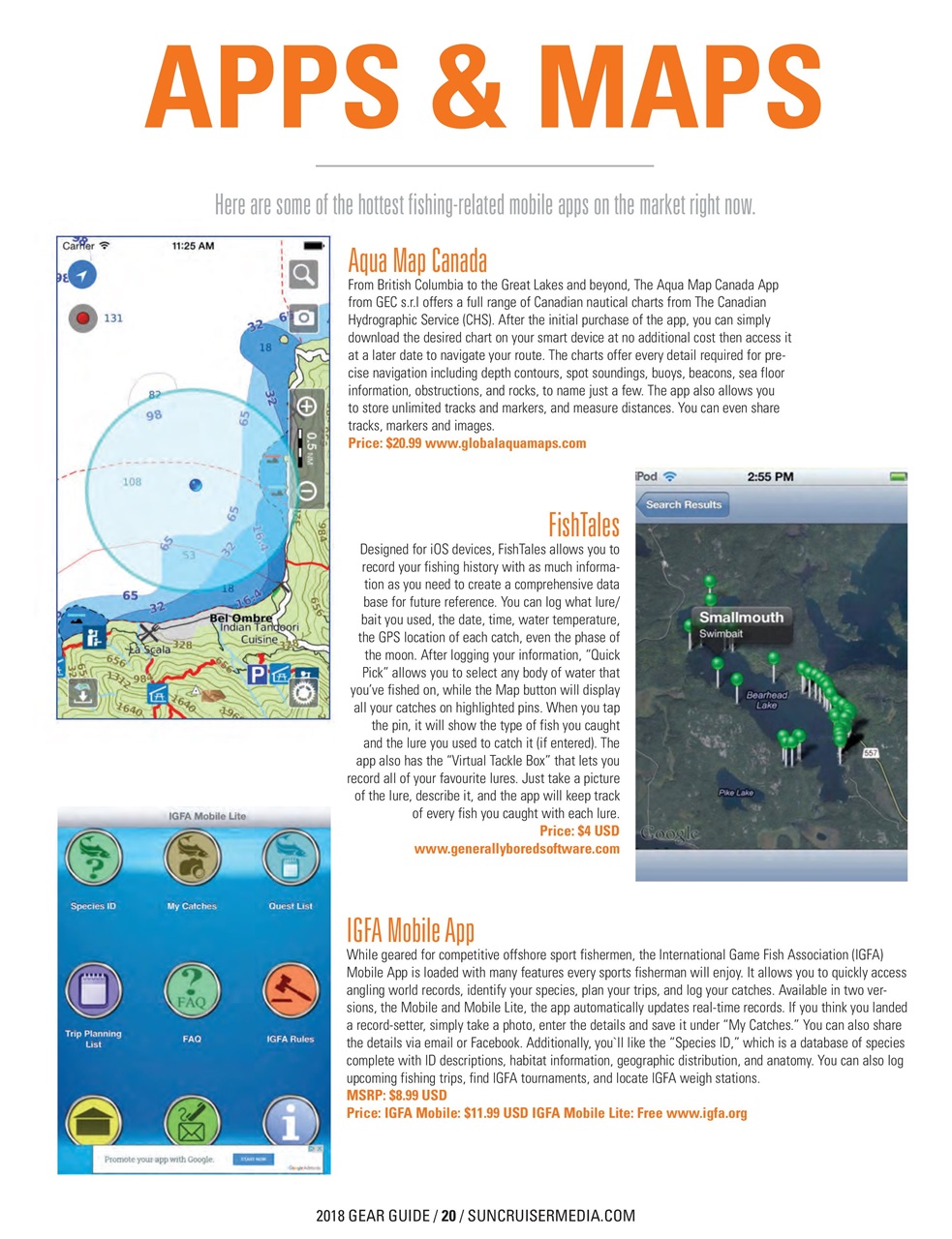 Sport Fishing Guides Preview Pages