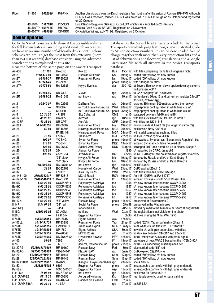 Scramble Magazine Preview Pages
