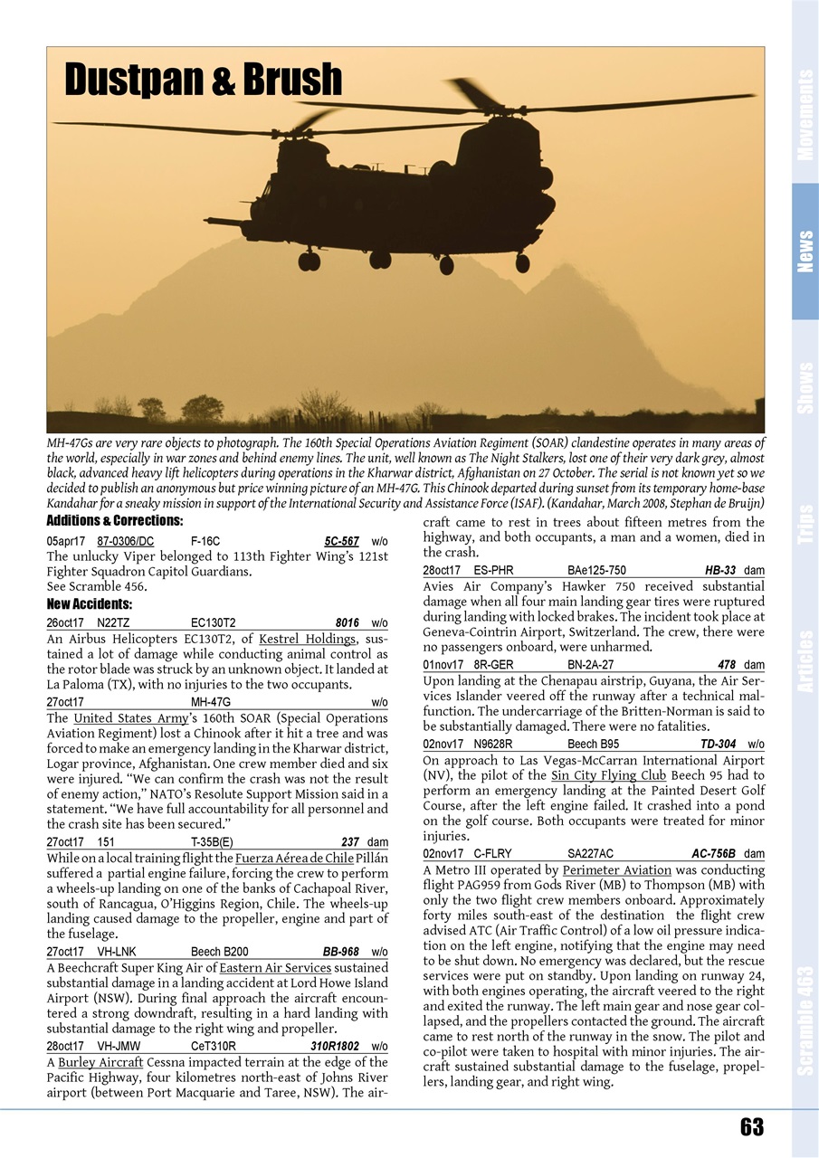 Scramble Magazine Preview Pages