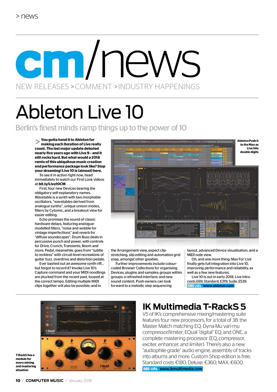 Computer Music Preview Pages