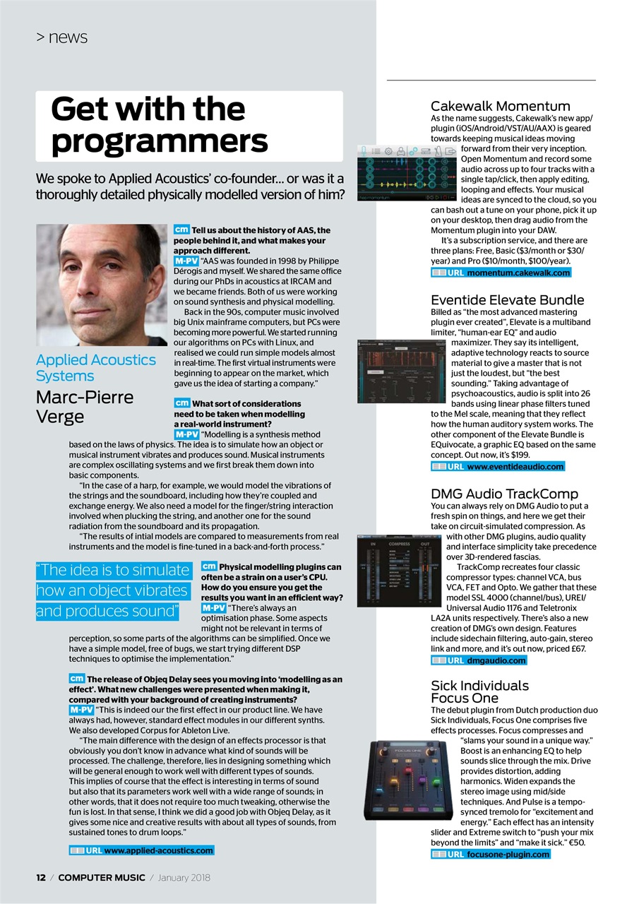 Computer Music Preview Pages