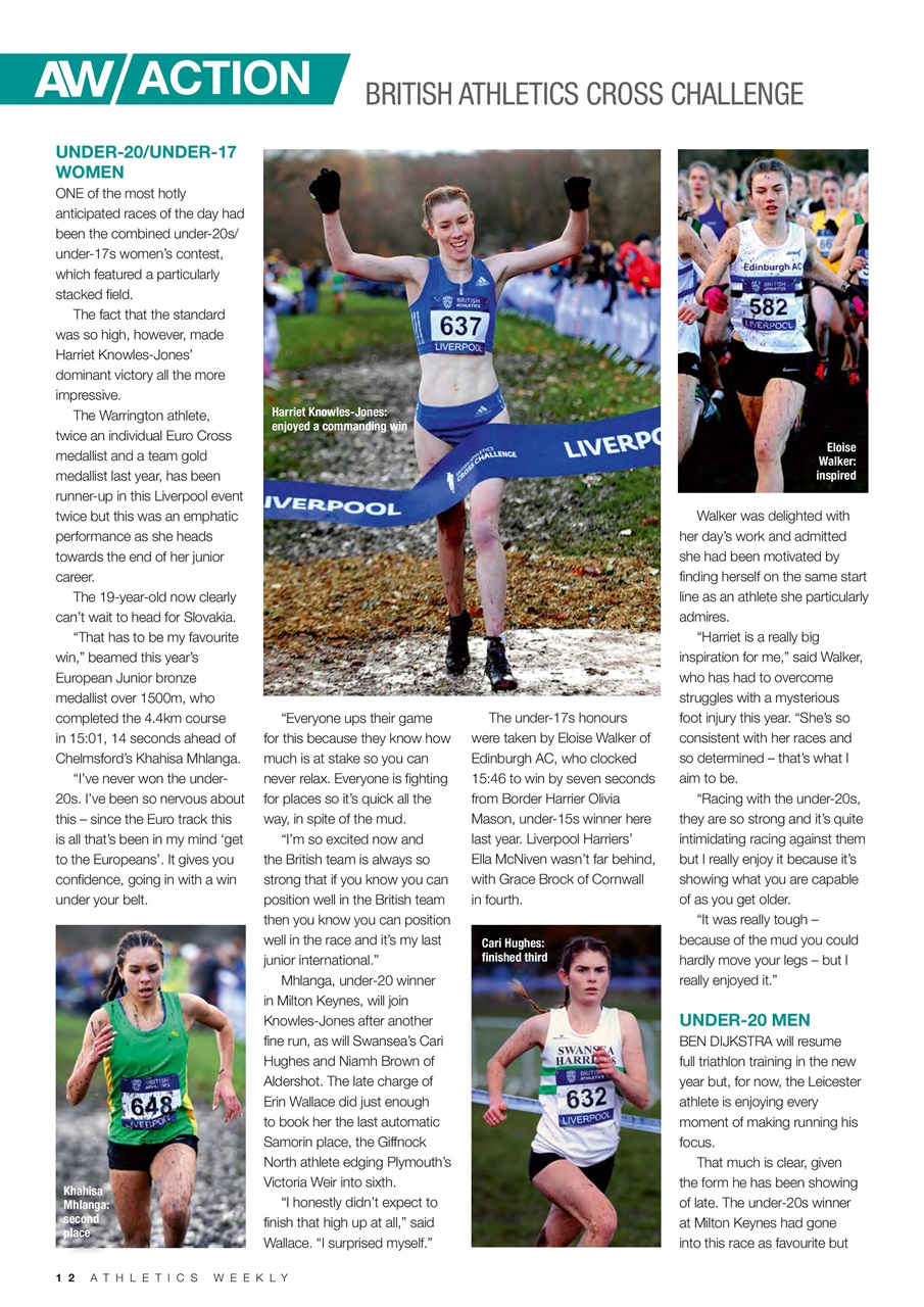 AW – Athletics Weekly Magazine Preview Pages