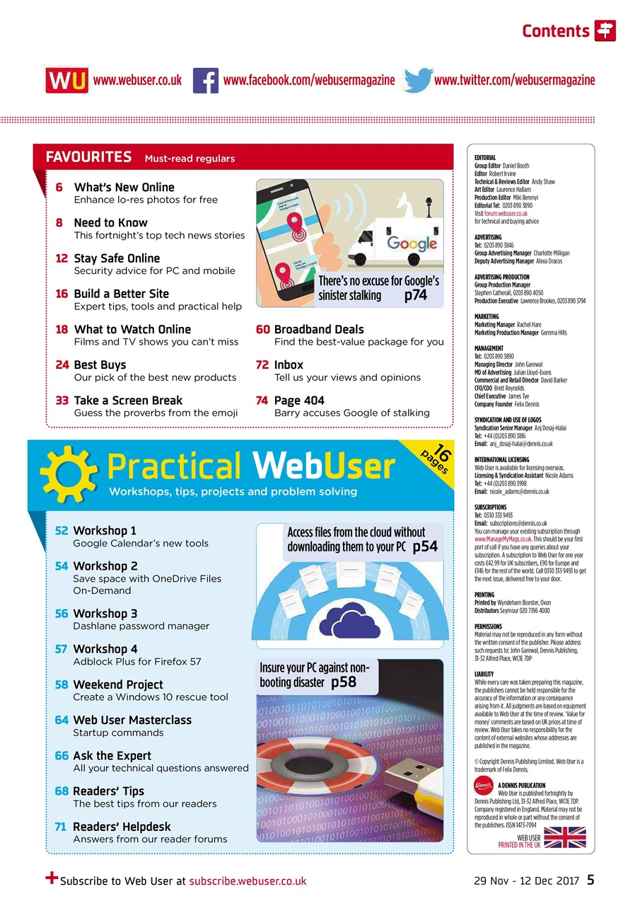 Webuser Preview Pages