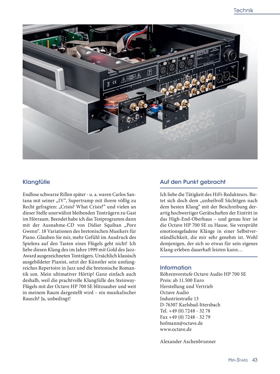 HiFi Stars Magazin Preview Pages