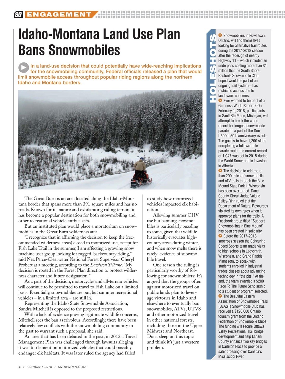 SnowGoer Preview Pages