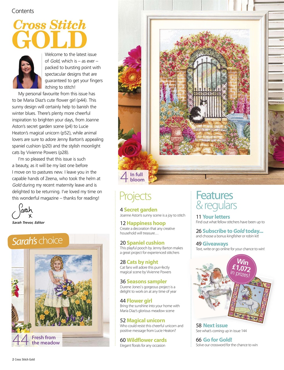 Cross Stitch Gold Preview Pages