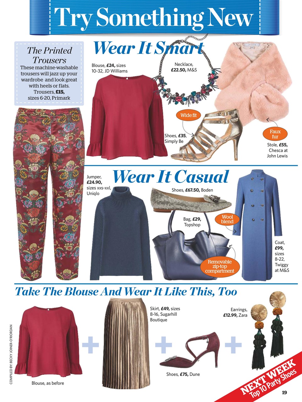 Woman's Weekly Preview Pages