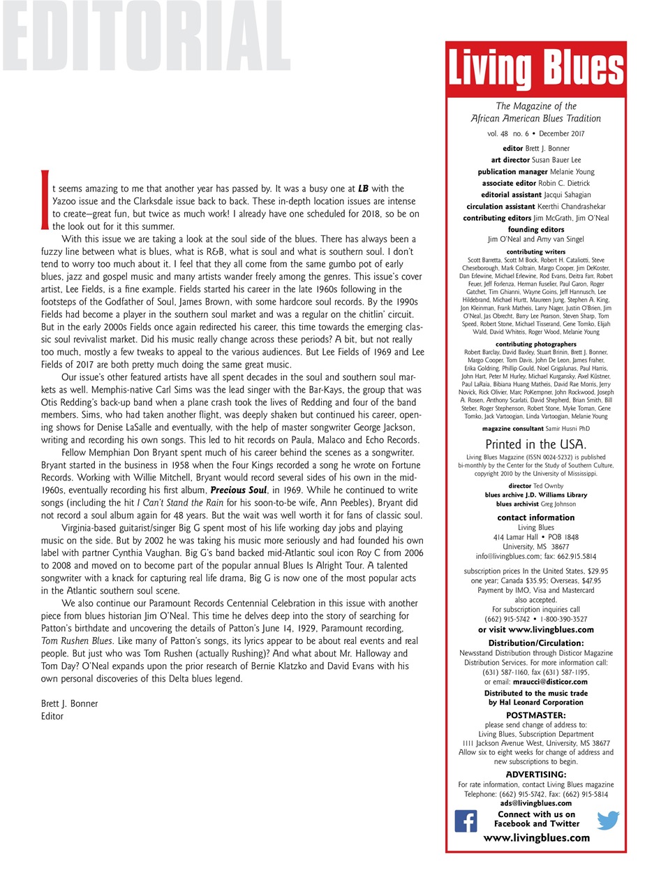 Living Blues Preview Pages