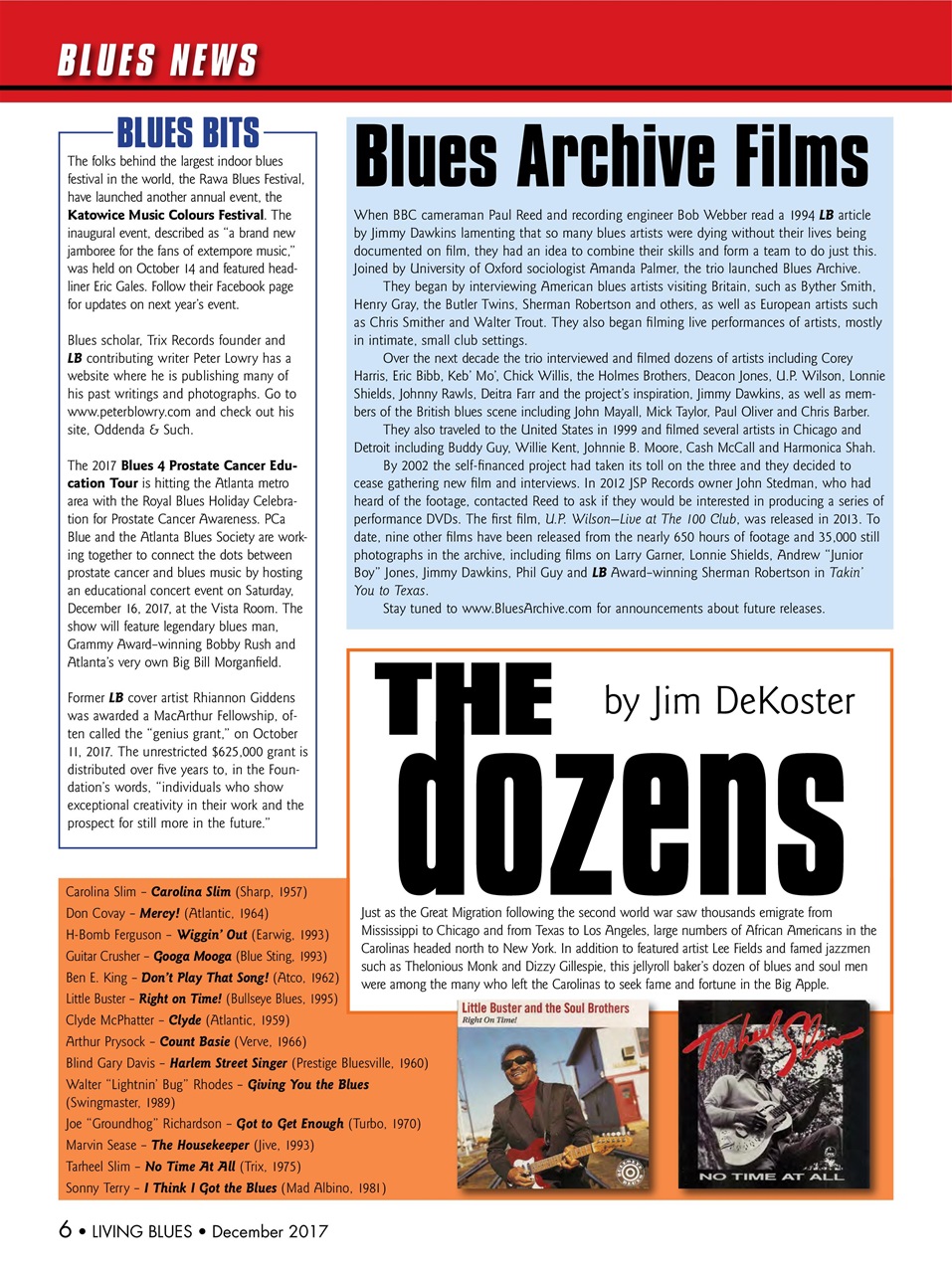 Living Blues Preview Pages