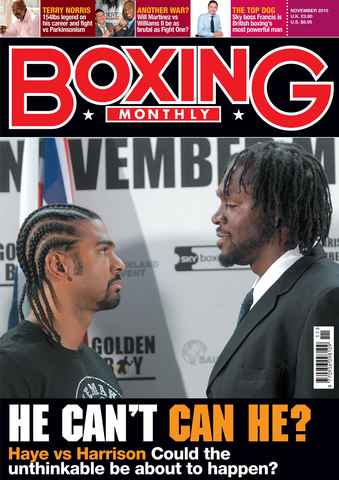 Boxing Monthly issue Boxing Monthly November 2010