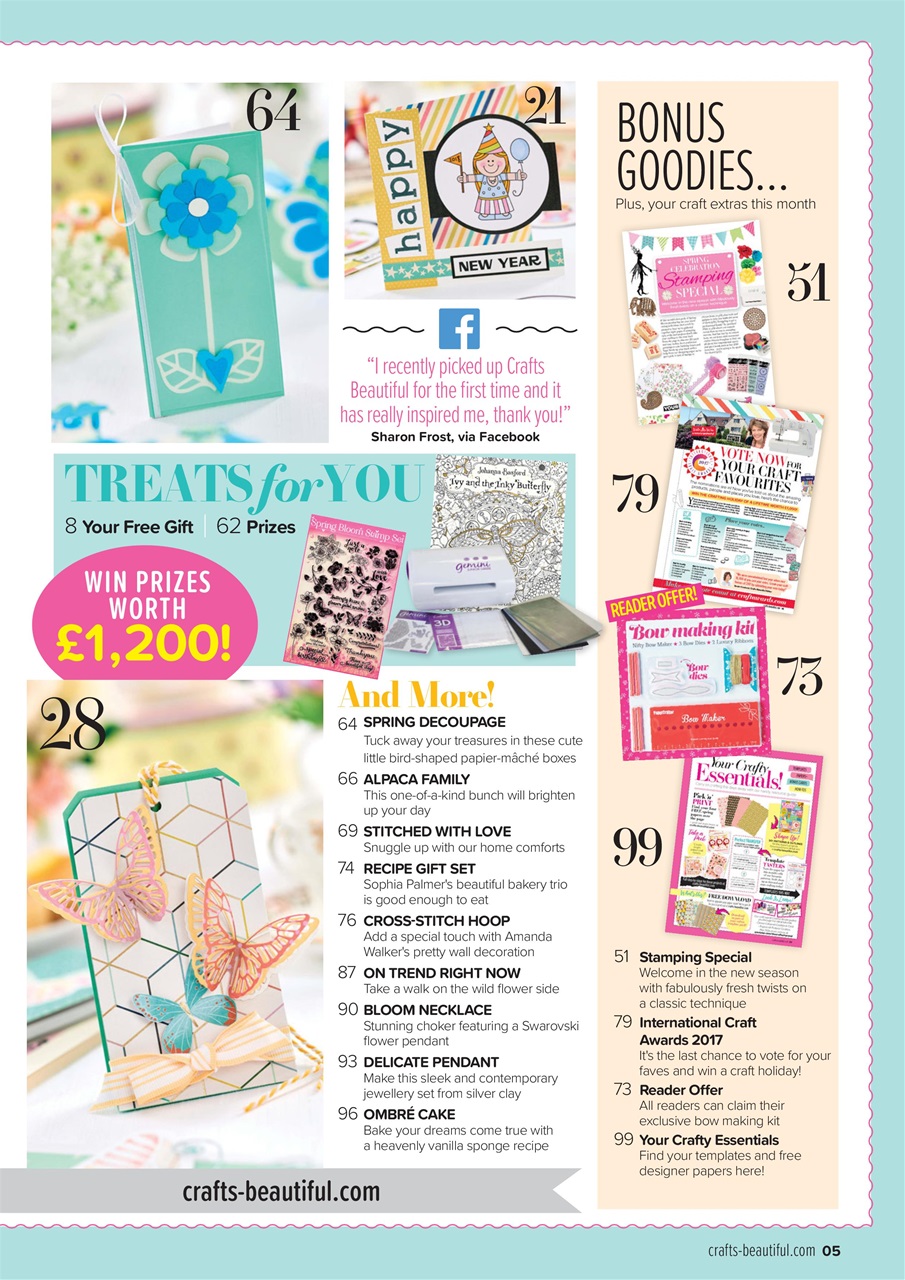 Crafts Beautiful Preview Pages