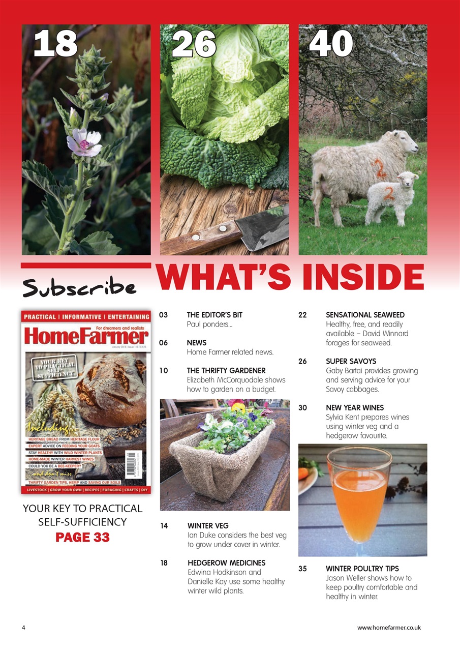 Home Farmer Magazine Preview Pages