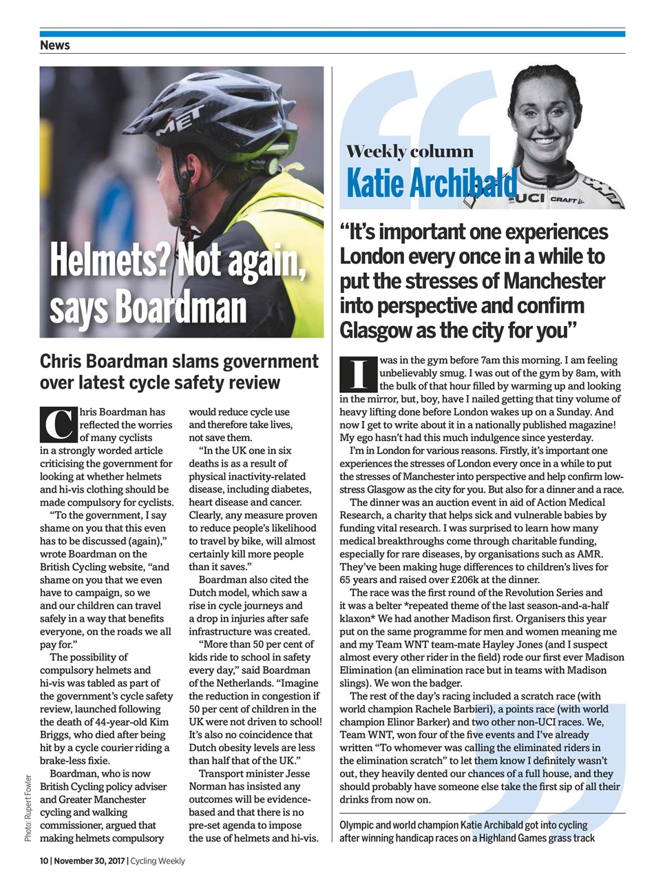 Cycling Weekly Preview Pages