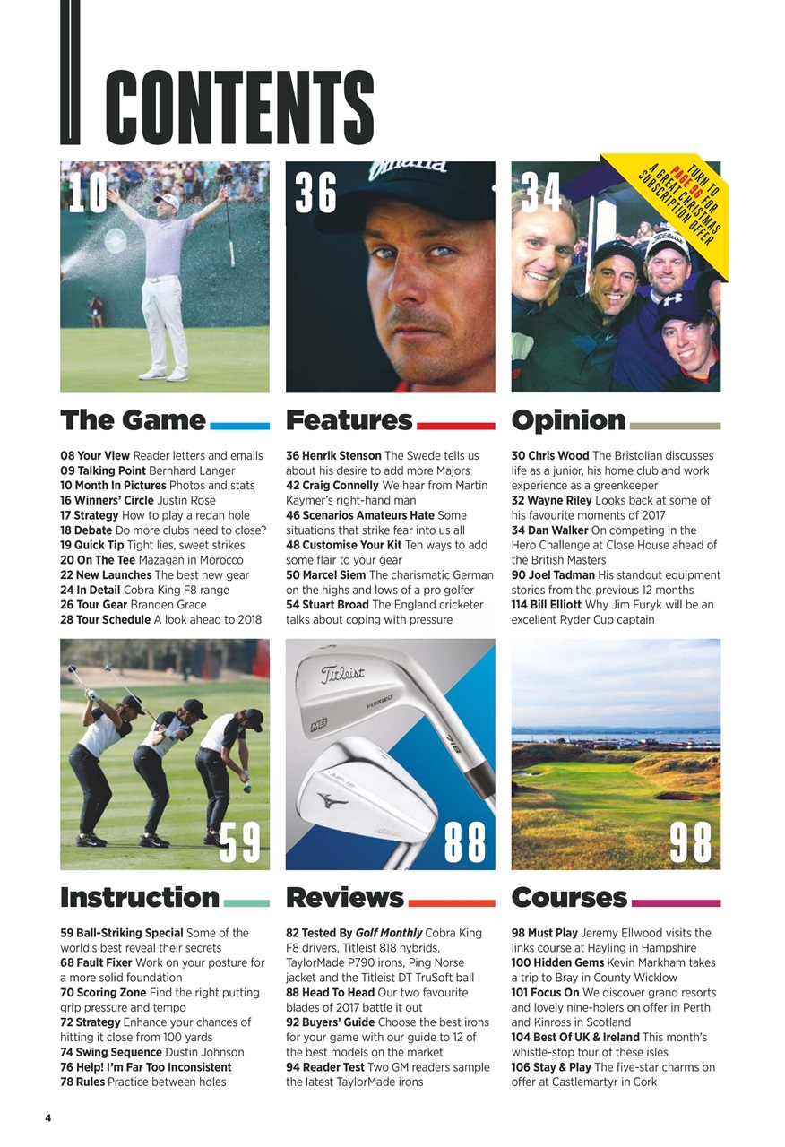 Golf Monthly Preview Pages