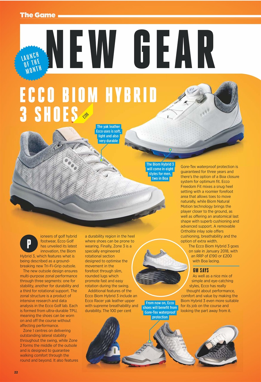 Golf Monthly Preview Pages