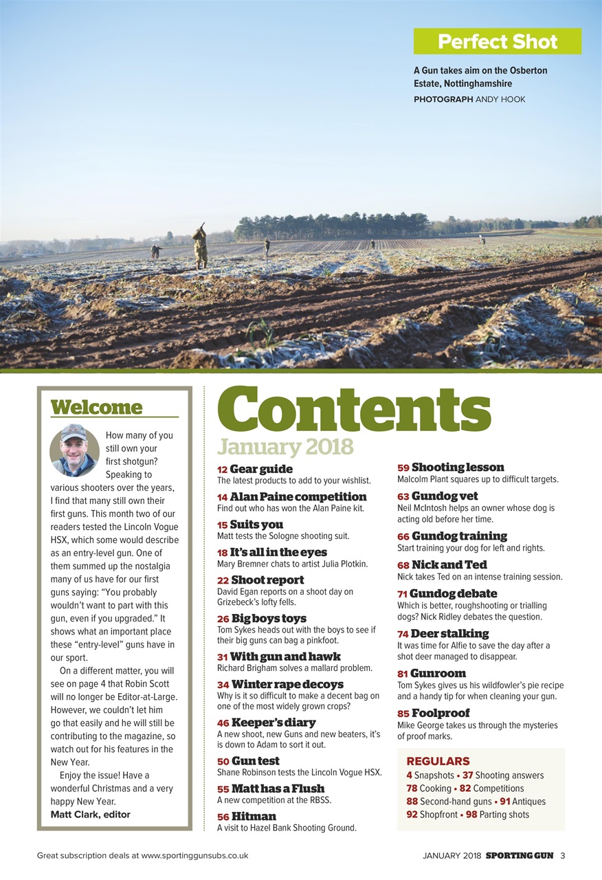 Sporting Gun Preview Pages