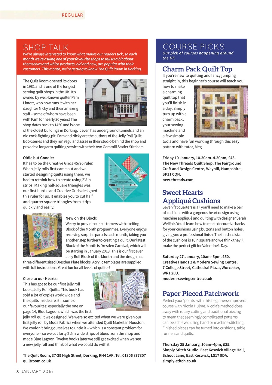 Popular Patchwork Magazine Preview Pages