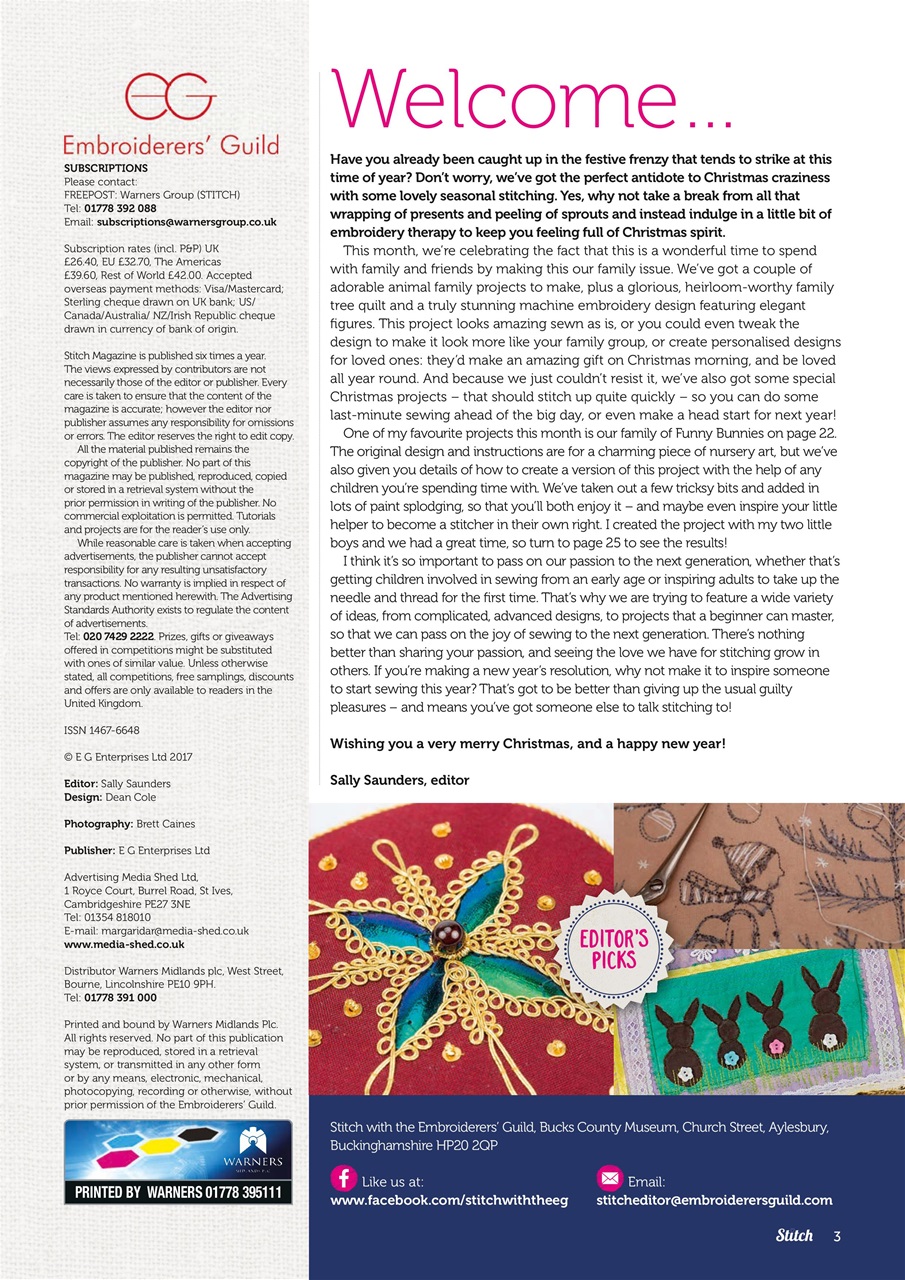 Stitch magazine Preview Pages