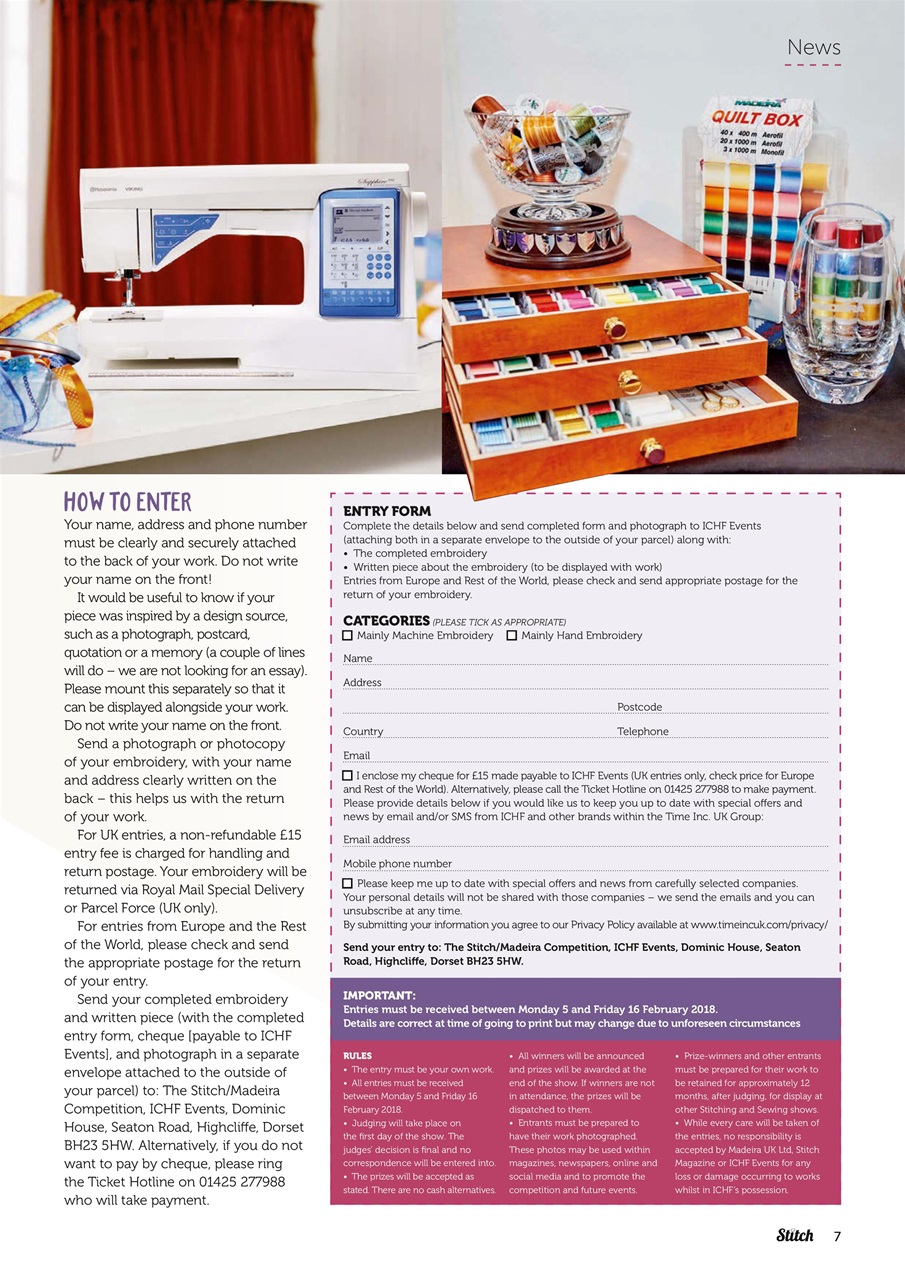 Stitch magazine Preview Pages