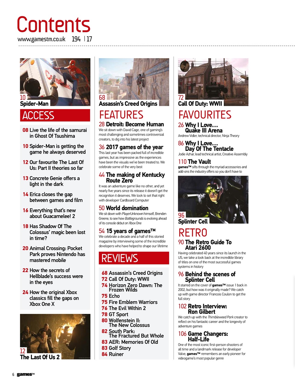 games (TM) Preview Pages