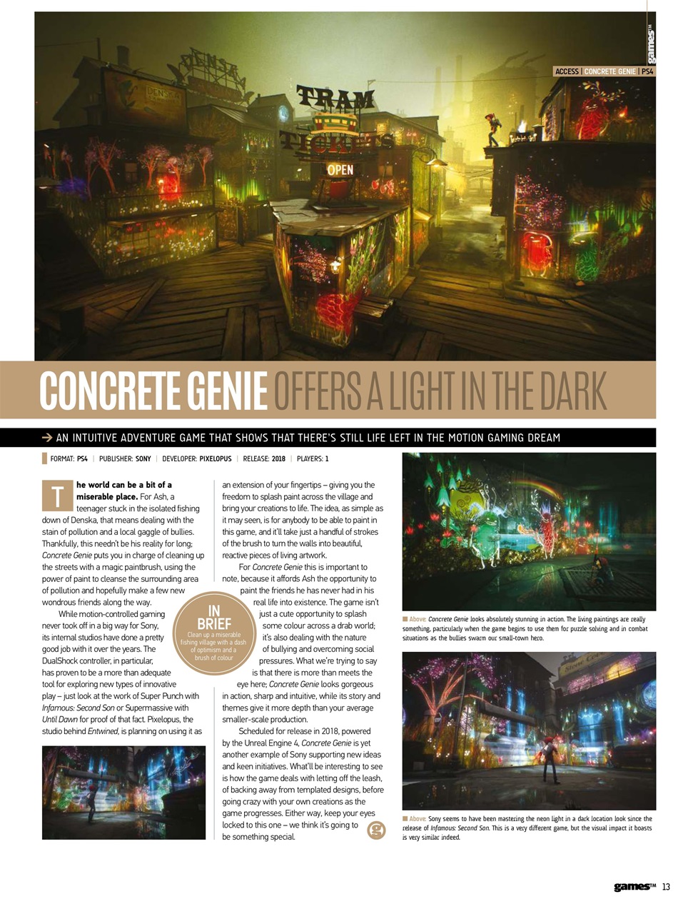 games (TM) Preview Pages