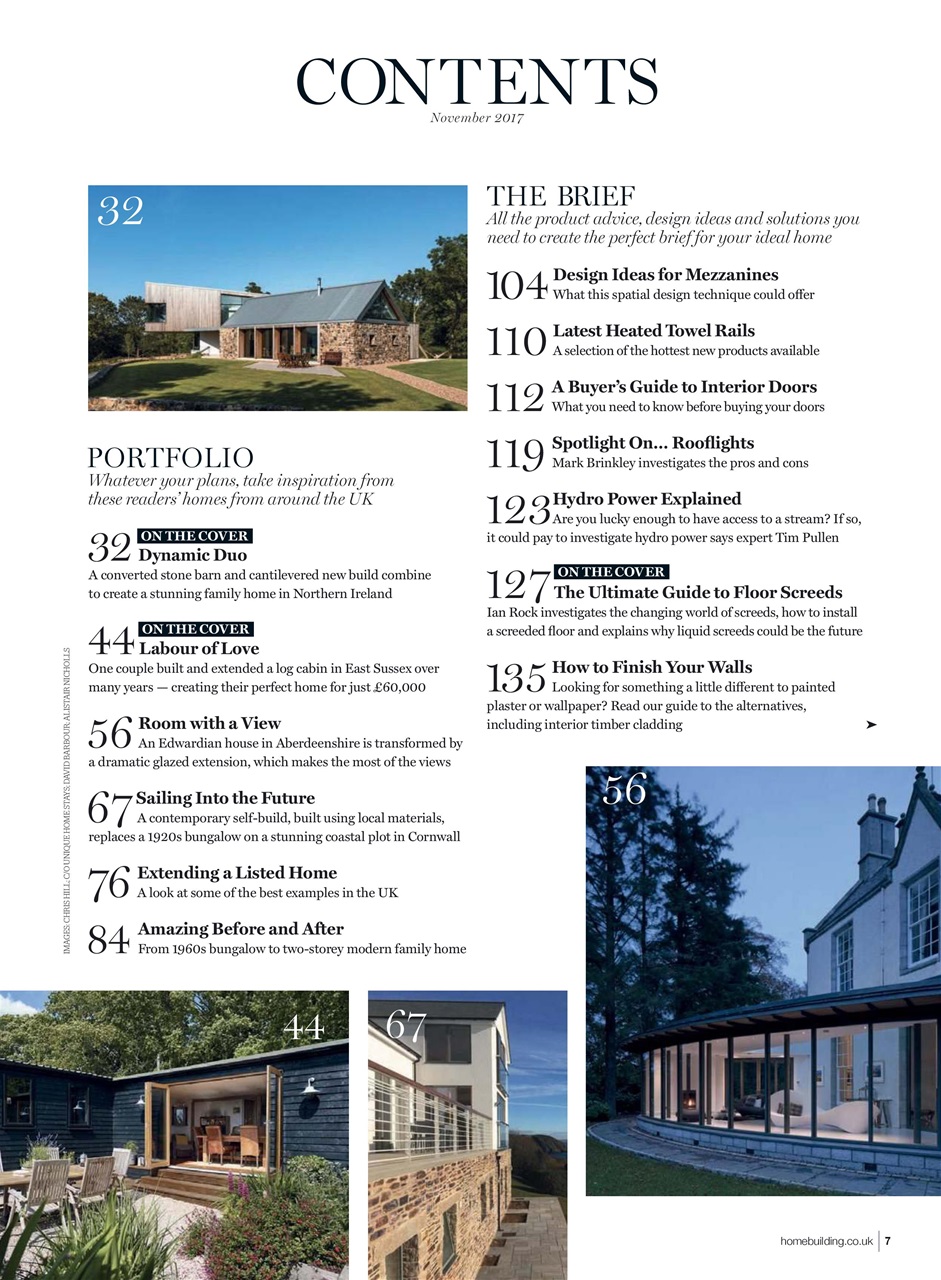 Homebuilding & Renovating Magazine Preview Pages